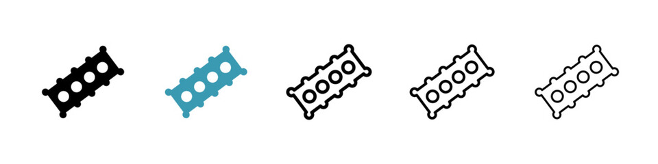 Car gasket line icon in art style vector