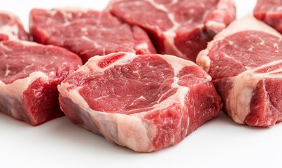 Fresh lamb loin chops, ready to cook