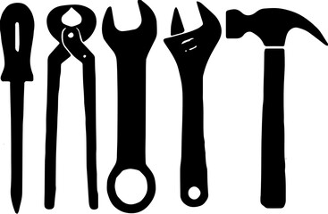 set of building tools