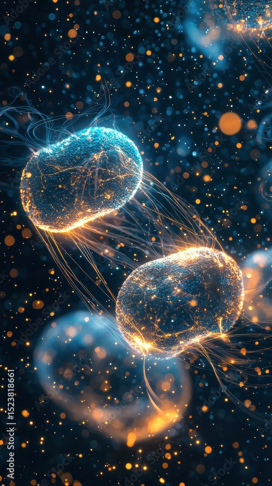 Poster neural network connection. ai.