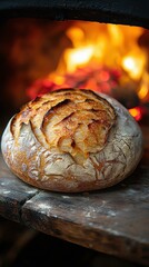 Freshly baked bread. AI.