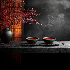 Japanese Still Life with Tea