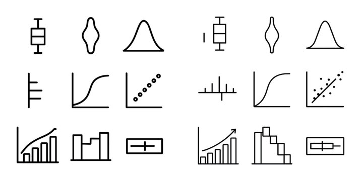 Minimalist Chart Icons