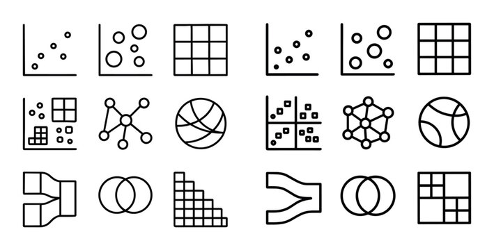 Minimalist Chart Icons