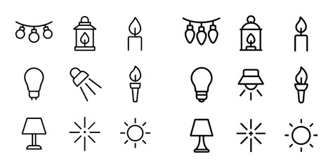 Festive Lights Icons
