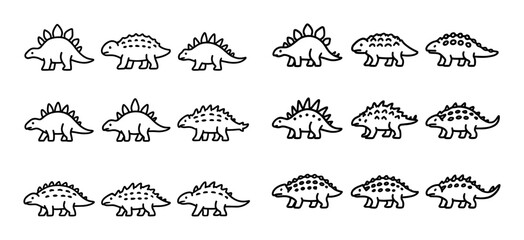 Armored Dino Icons