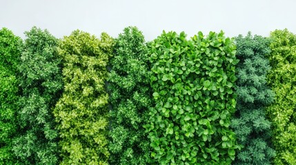 Lush green foliage with vibrant shades of green.