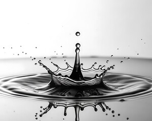 liquid splashes
