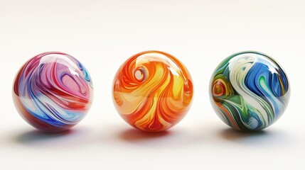 Fototapeta premium Colorful Abstract Spheres. (2)