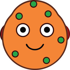 Christmas Cookie on White Background - Festive Holiday Sweet Treat