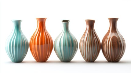 Colorful Ceramic Vases.