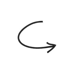 手書きの矢印アイコン