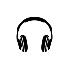 headphone icon simple vector design