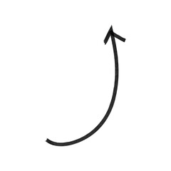 手書きの矢印アイコン