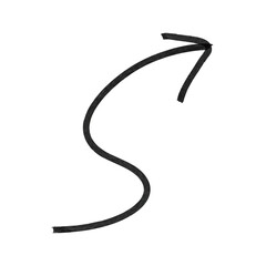 手書きの矢印アイコン