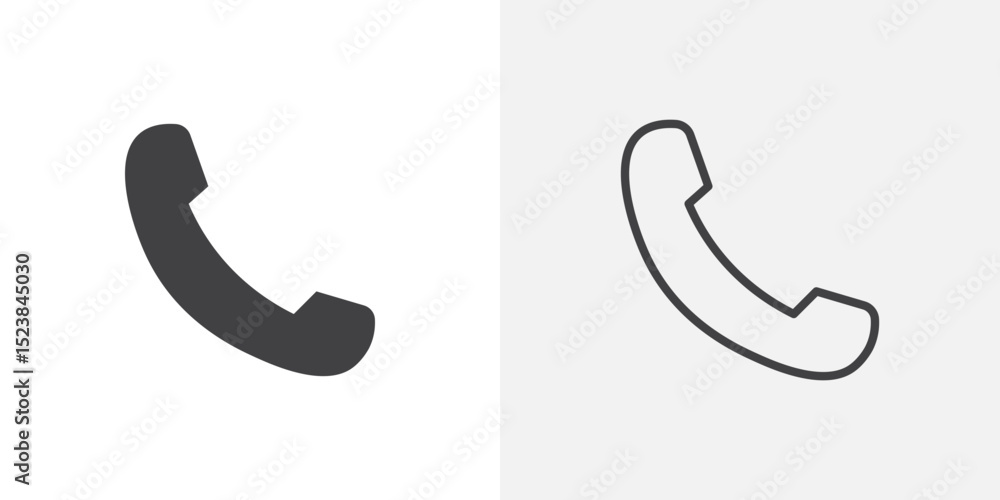 Aufkleber telephone icon vector symbol for mobile apps and website ui designs.