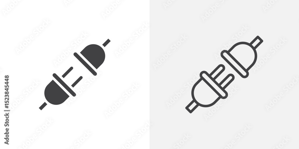 Poster plugin icon vector symbol for mobile apps and website ui designs.