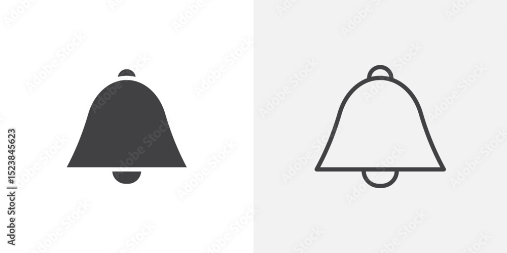 Poster notification icon vector symbol for mobile apps and website ui designs.