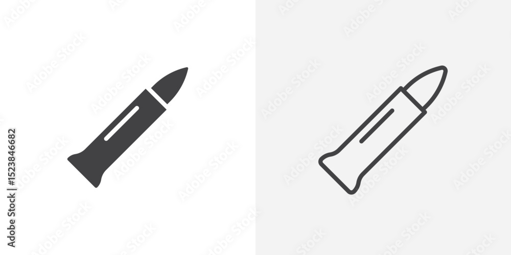 Poster bullet icon vector symbol for mobile apps and website ui designs.