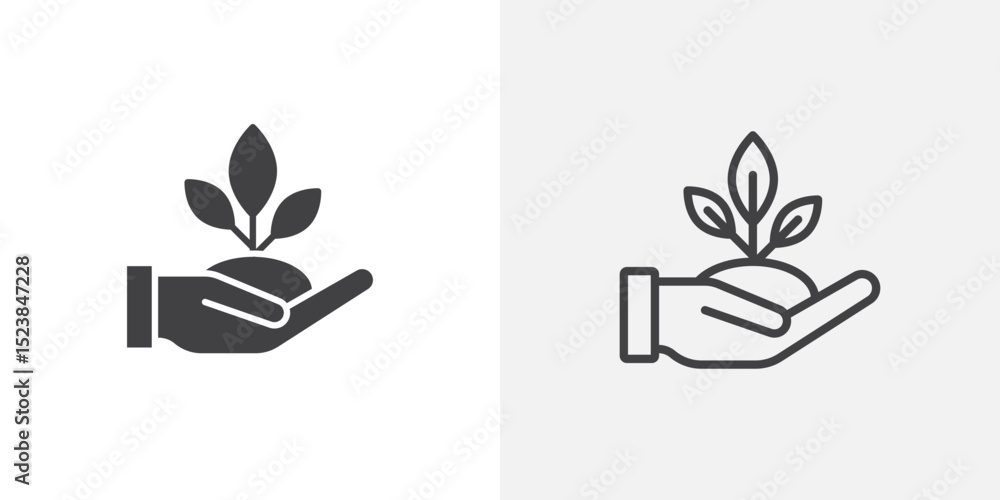 Poster environment icon vector symbol for mobile apps and website ui designs.