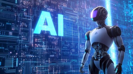 AI artificial intelligence robots, future world financial economic development