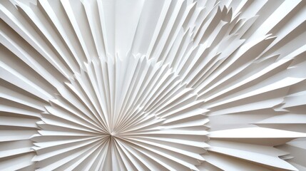 Abstract pleated surface radiating from center