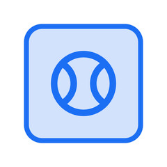 Sports Baseball Icon Outlined