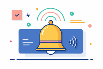 ringing school bell icon