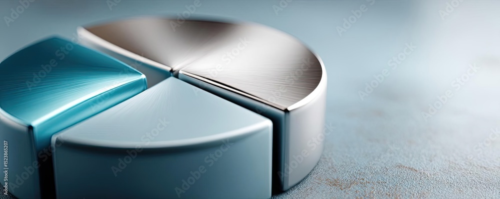 Poster saving money habits using debt control and planning concept. futuristic metallic shapes reflecting l