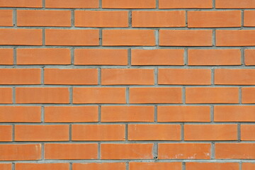 Obraz premium New red brick wall background