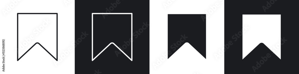 Poster save post icons vector graphics for web designs