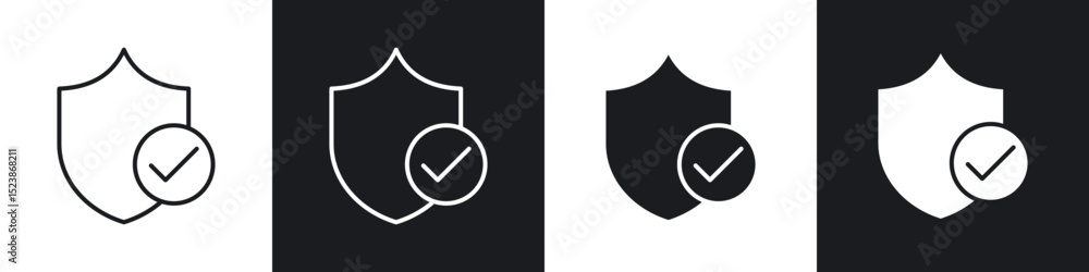 Aufkleber shield icons vector graphics for web designs
