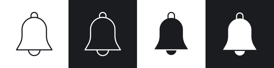 Notification icons vector graphics for web designs