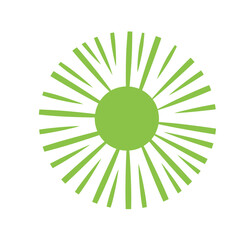 Obraz premium round abstract colored hand scribbled shapes