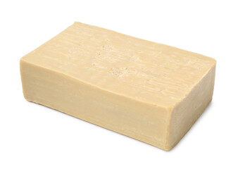 One soap bar isolated on white. Personal hygiene product