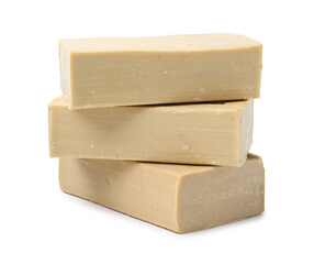Soap bars isolated on white. Personal hygiene product