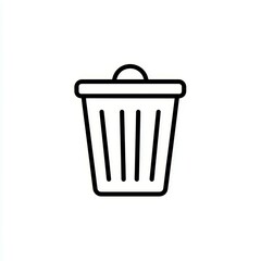 Line Art Can Delete Icon