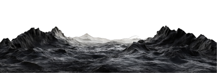 Abstract grayscale mountain range (1)