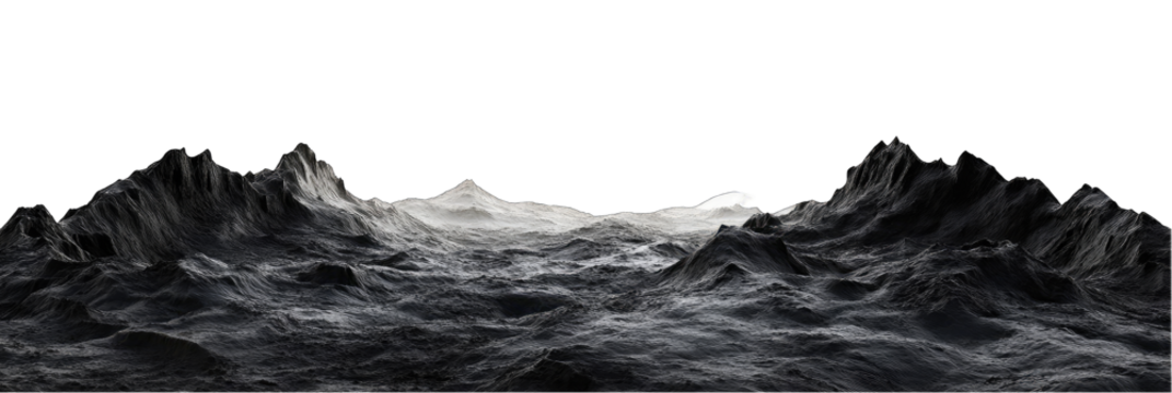 Abstract grayscale mountain range (1)