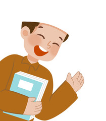 Teacher day illustration