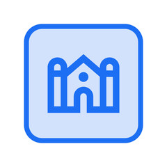 Synagogue Icon Outlined