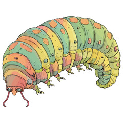 silkworm, insect, vector, transparent background, organism, bombyx mori, isolated, animal, nature