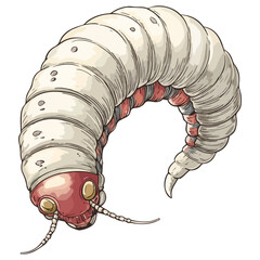 silkworm, insect, vector, transparent background, organism, bombyx mori, isolated, animal, nature