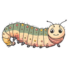 silkworm, insect, vector, transparent background, organism, bombyx mori, isolated, animal, nature
