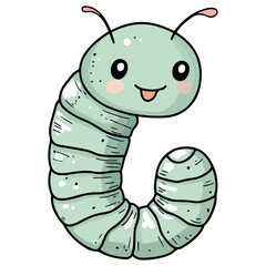 silkworm, insect, vector, transparent background, organism, bombyx mori, isolated, animal, nature