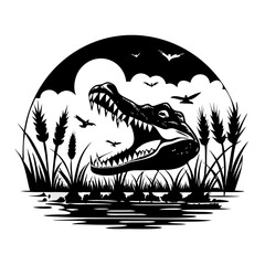 tyrannosaurus rex dinosaur vector