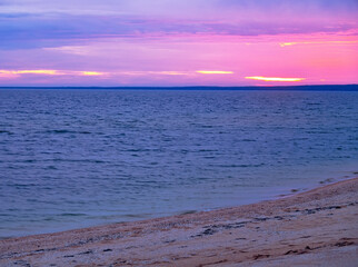 The sea before sunrise