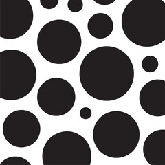 seamless circle pattern silhouette 