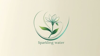 minimalist logo, plant