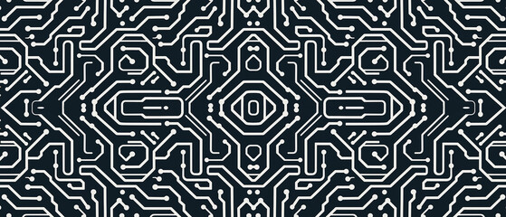 Seamless circuit pattern background